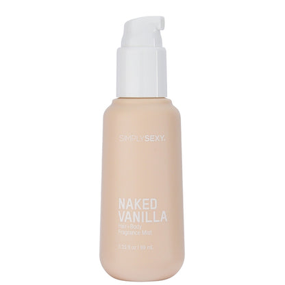 Simply Sexy Pheromone Hair and Body Mist Naked Vanilla 3.35 Fl Oz 99ml