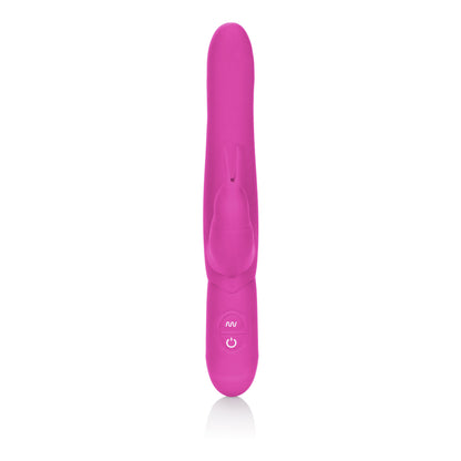 CalExotics Posh 10-Function Silicone Bounding Bunny - Pink - Vibrating Stimulator