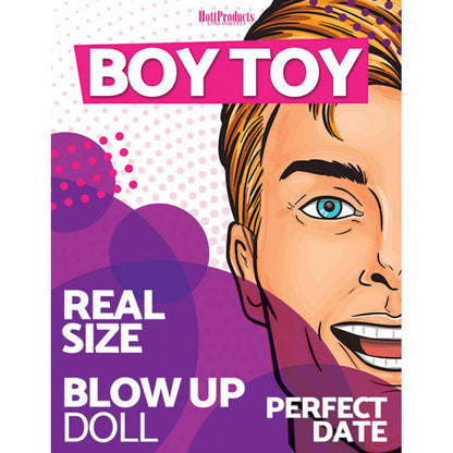 Hott Products Boy Toy Inflatable Doll with Anal Hole - Beige