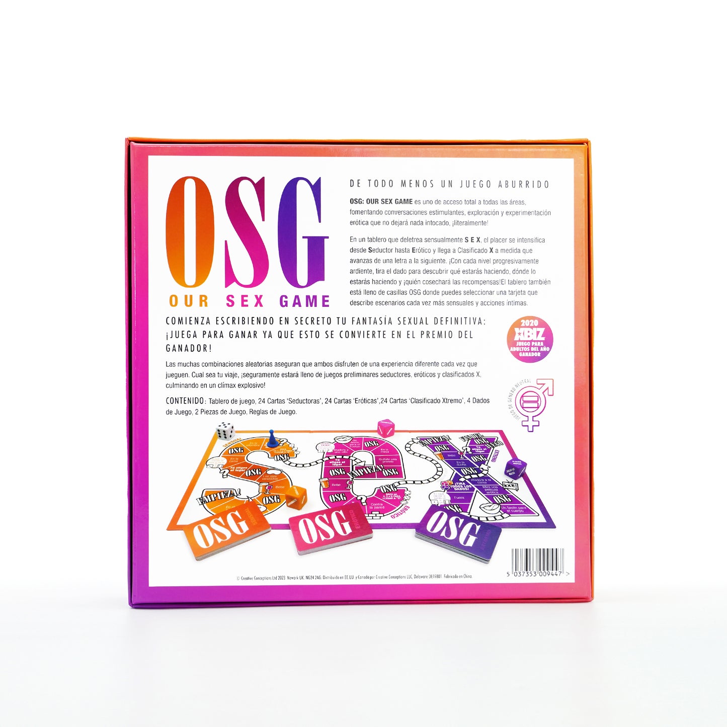Creative Conceptions Our Sex Game - Spanish Edition Board Game
