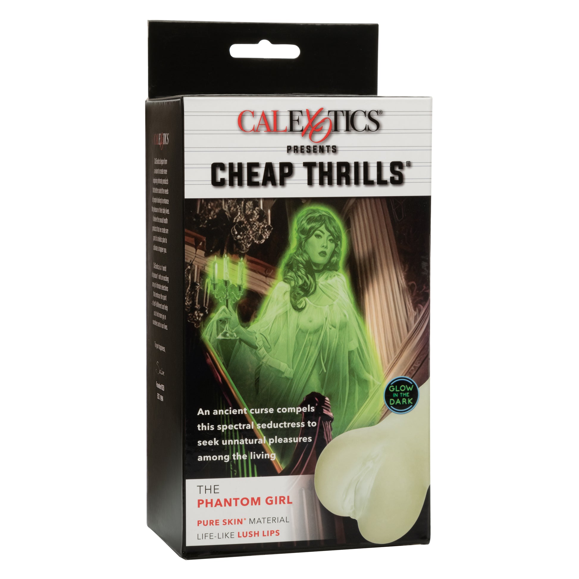 Cheap Thrills The Phantom Girl Masturbator with Glow in the Dark Feature – Green