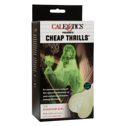 Cheap Thrills The Phantom Girl Masturbator with Glow in the Dark Feature – Green
