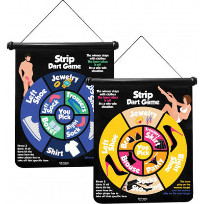 Hott Products Strip Darts Game – Reversible Dart Board for Men and Women