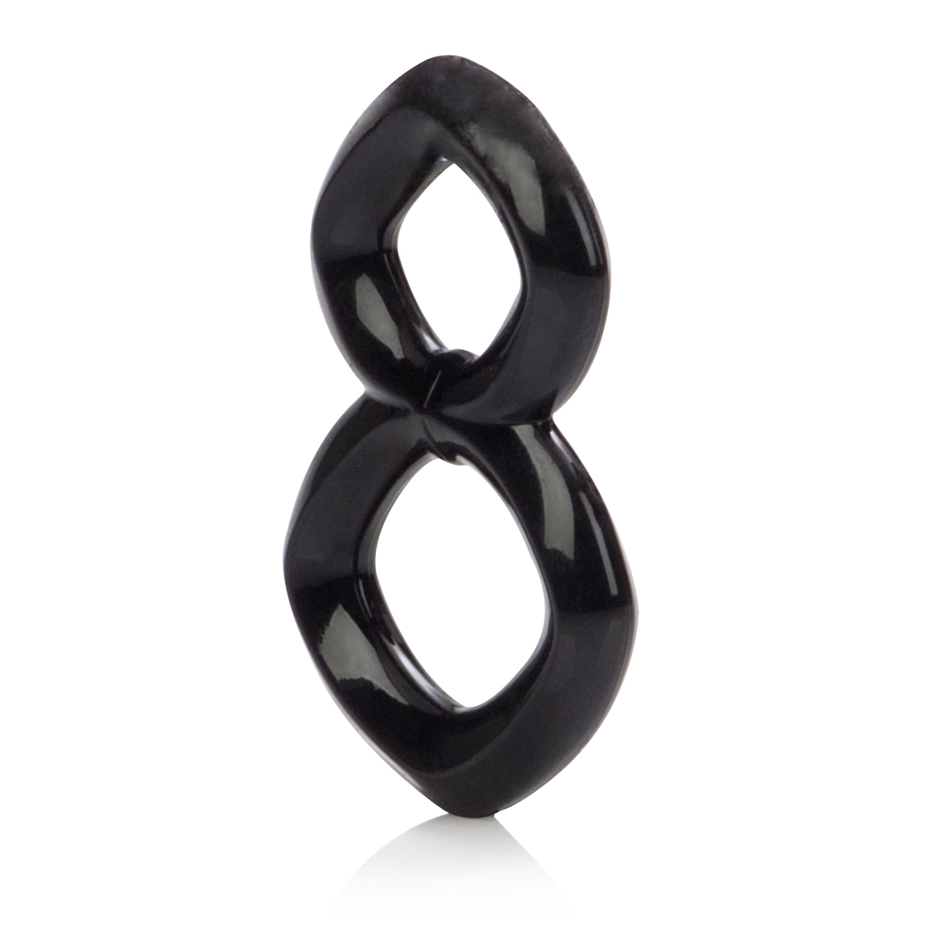 CalExotics Crazy 8 Ring - Stretchy Dual Support Enhancer - Black