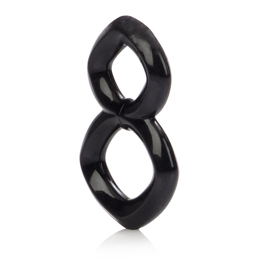 CalExotics Crazy 8 Ring - Stretchy Dual Support Enhancer - Black