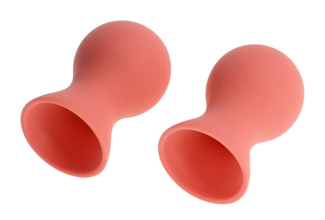 Sportsheets Peaches 'N Creame Silicone Nipple Suckers - Peach