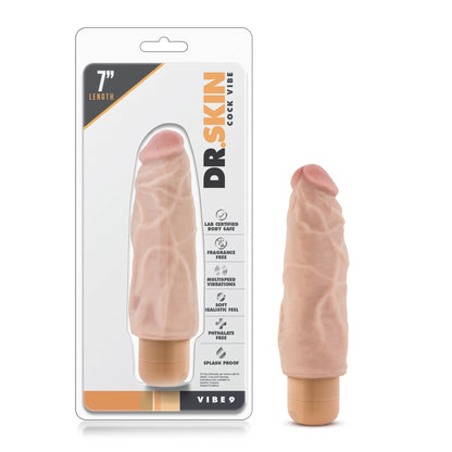 Blush Cock Vibe #9 – 7 Inch Realistic Vibrator – Beige
