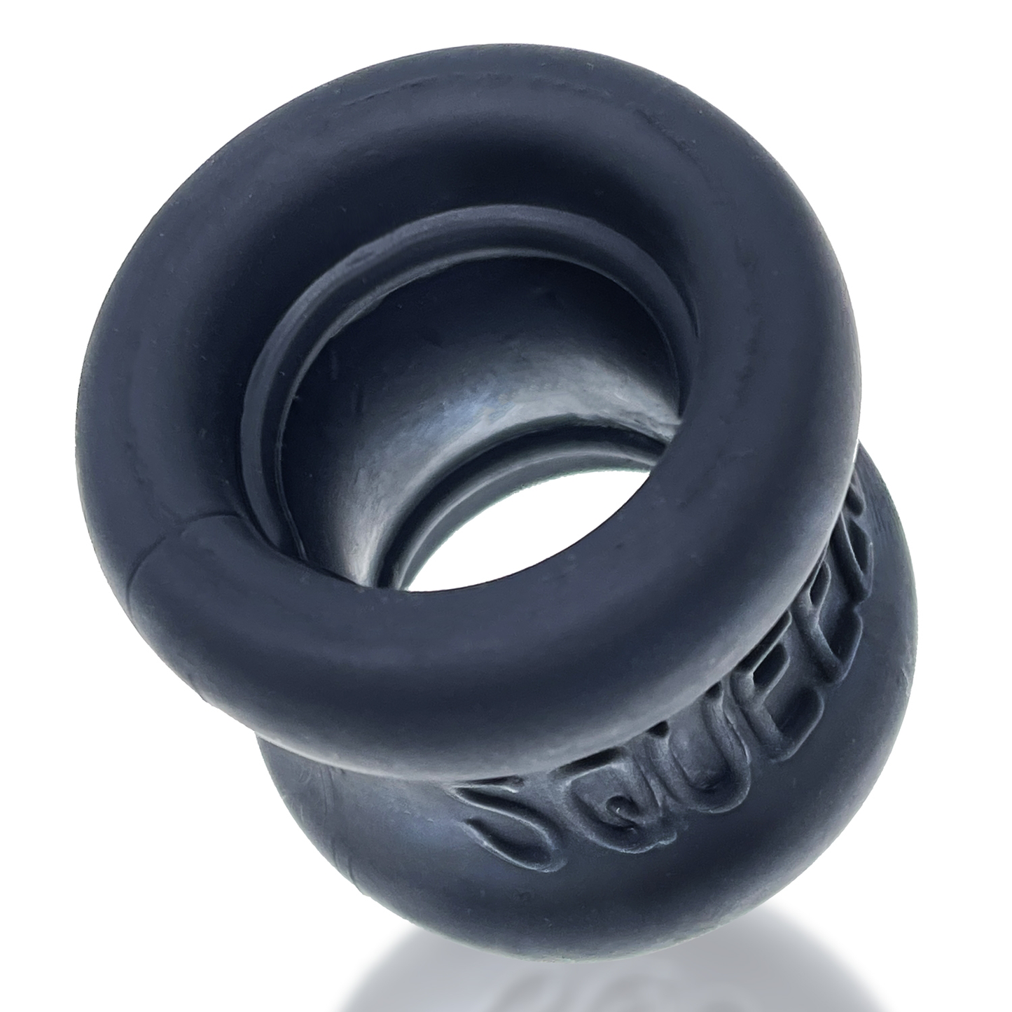 Oxballs Squeeze Soft Grip Ballstretcher - Stretching Design - Night Black