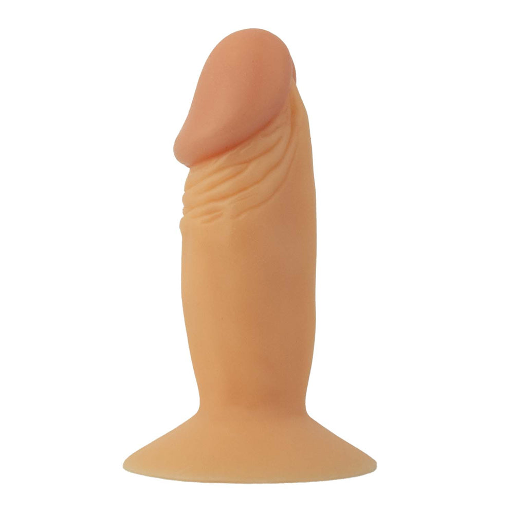 Nasstoys All American Mini Whoppers 4 Inch Dong with Suction Cup Base - Beige