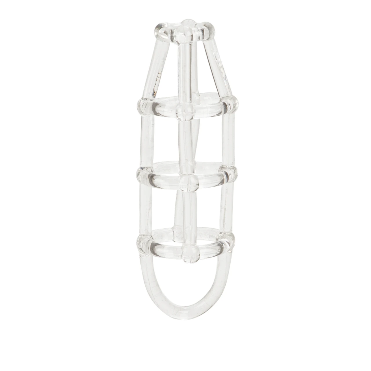 CalExotics Cock Cage Enhancer - Clear - Stretchy Support and Stimulation