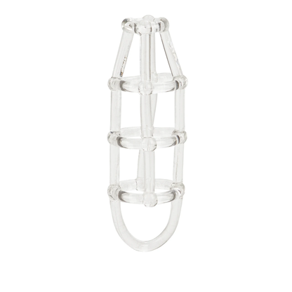 CalExotics Cock Cage Enhancer - Clear - Stretchy Support and Stimulation