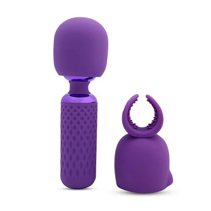 Nu Sensuelle Harlow Mini Wand - Multi-Speed Vibrating Massager - Purple