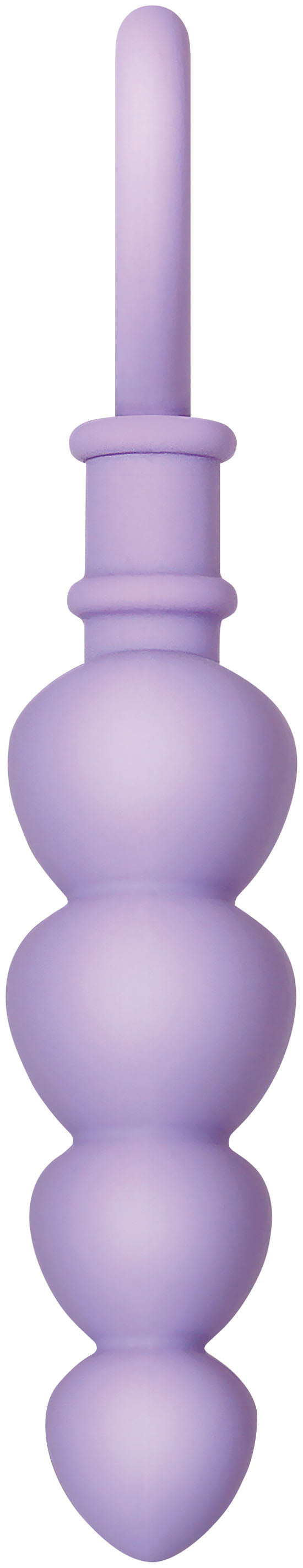Evolved Novelties Sweet Treat Heart-Shaped Silicone Anal Beads – Purple