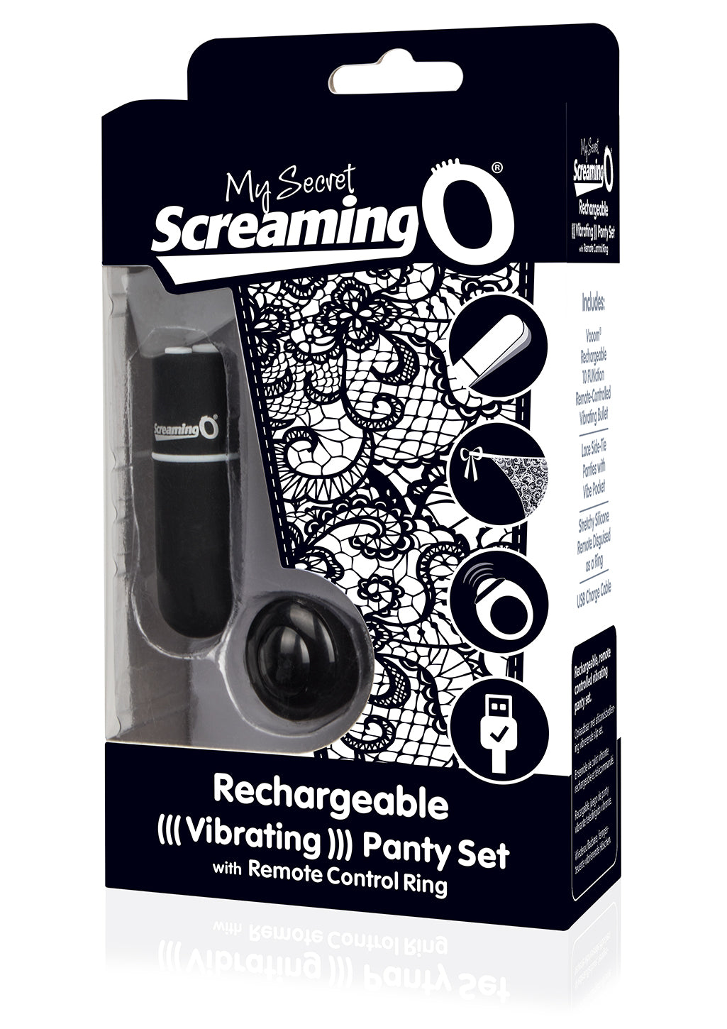 Screaming O My Secret Charged Remote Control Panty Vibe – Black