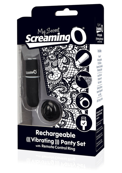 My Secret Charged Remote Control Panty Vibe - Black