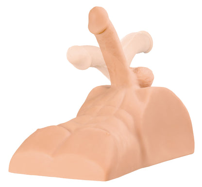 Pipedream Perfect Ride Mega Masturbator with Bendable Cock - Beige