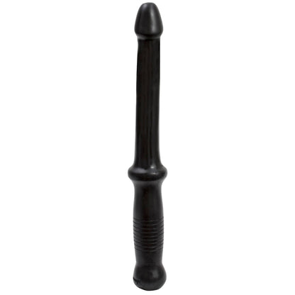 Doc Johnson Anal Push Probe – Flexible PVC Anal Probe with Phallic Head – Black