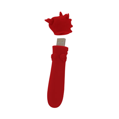 Unihorn Blaze Diablo USB Bullet Massager – Red