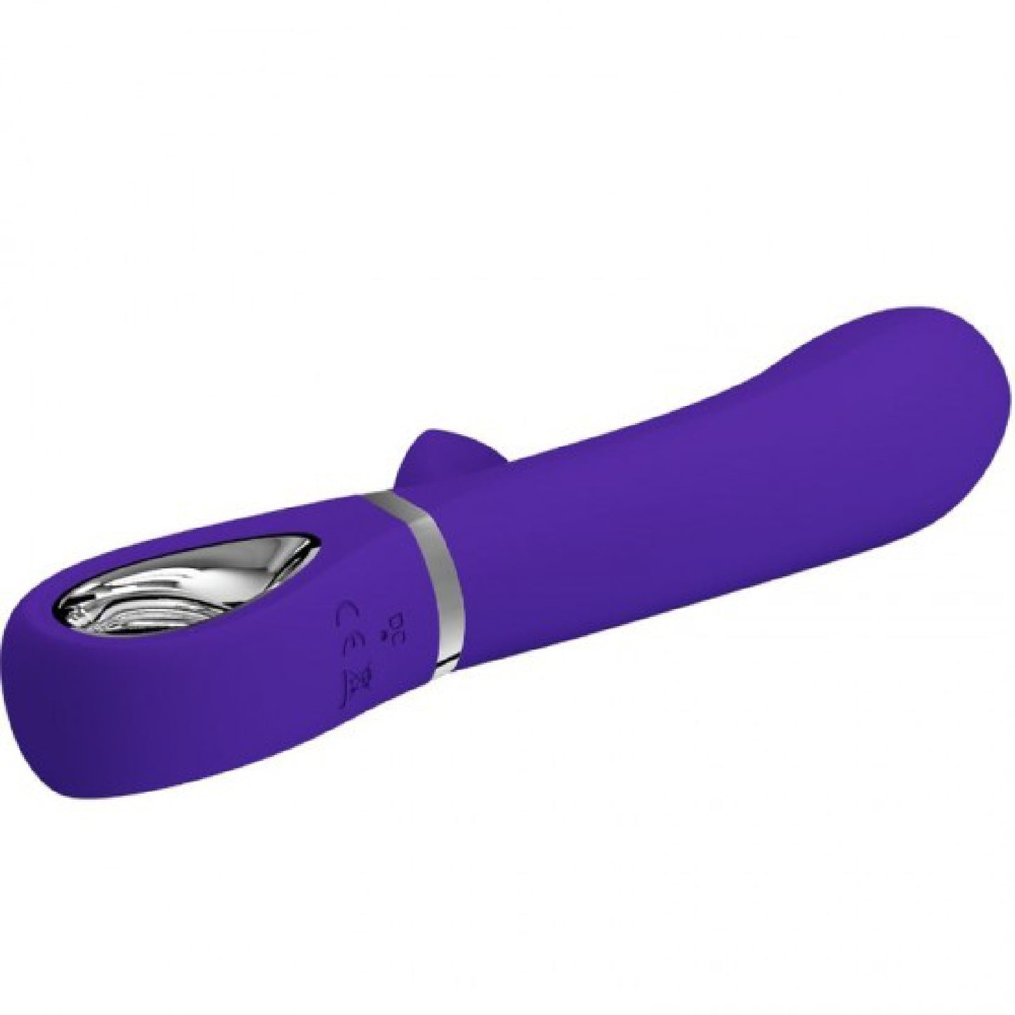 Thomas Super Soft Silicone Rabbit Vibrator – Purple – 7 Functions