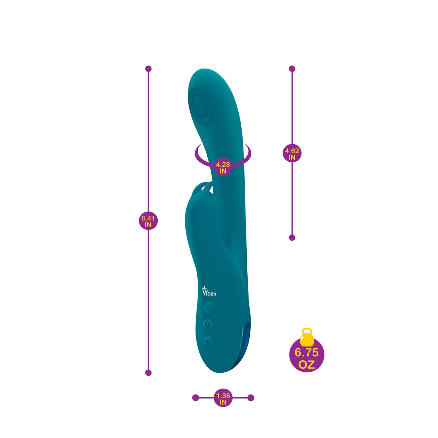 Razzle Thumping Rabbit - G-Spot Vibrator with Thumping Function - Ocean