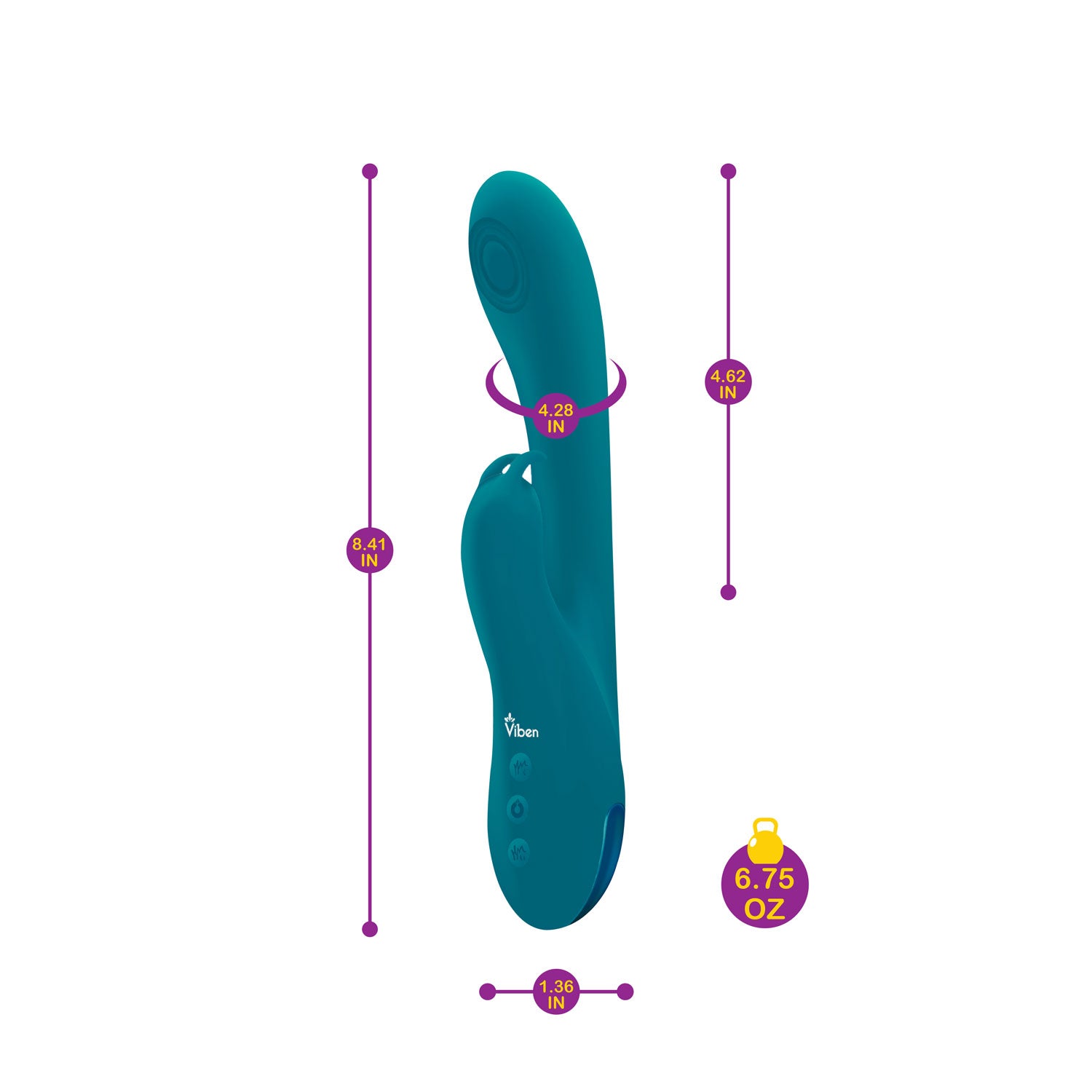 Razzle Thumping Rabbit - G-Spot Vibrator with Thumping Function - Ocean