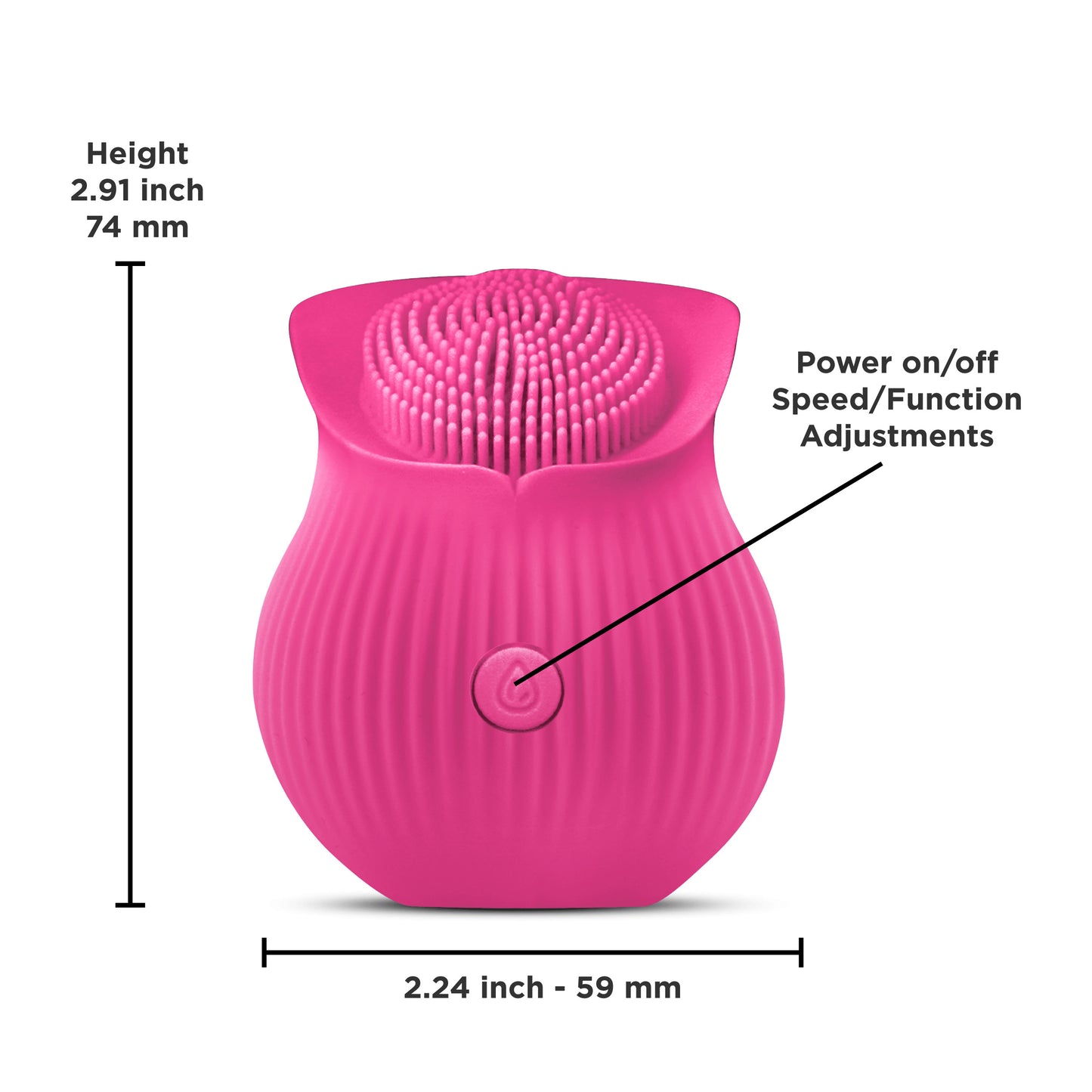 Inya Bloom Rechargeable Vibrator – Pink