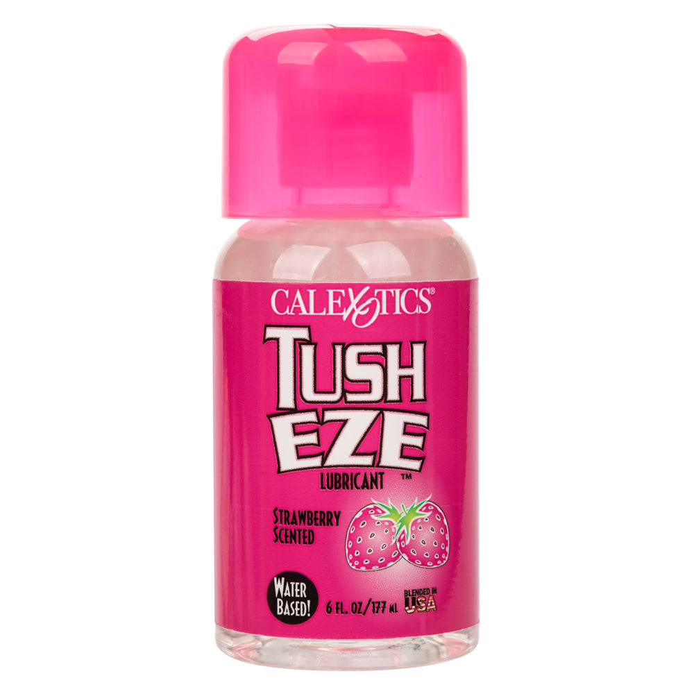 CalExotics Tush Eze Lubricant - Strawberry Scented - Water-Based - 6 Fl. Oz.