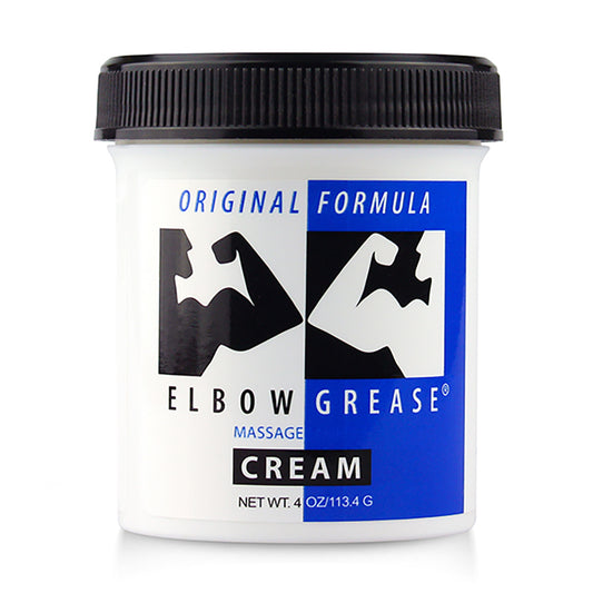 Elbow Grease Original Cream - Mineral Oil Based Lubricant - 4 Oz