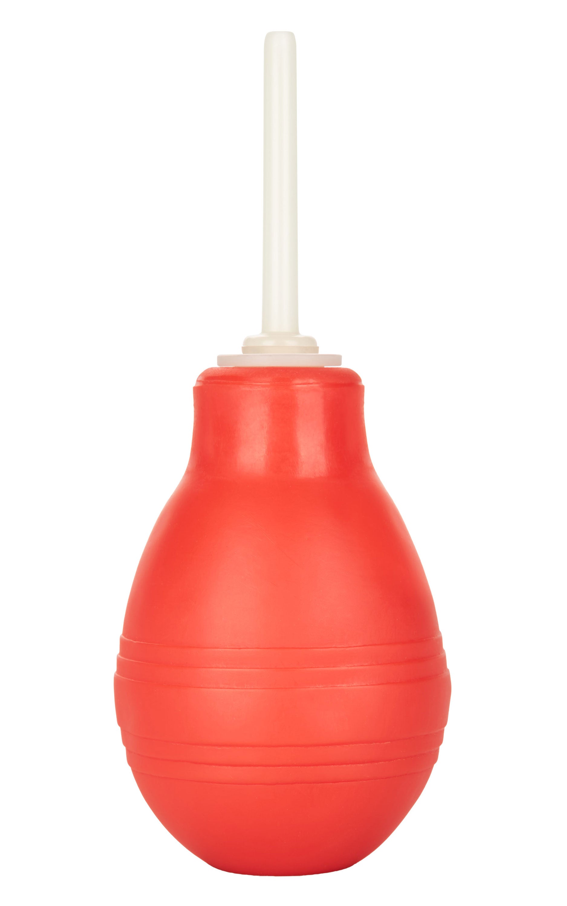CalExotics Anal Douche – Red – Waterproof with Glow-in-the-Dark Applicator