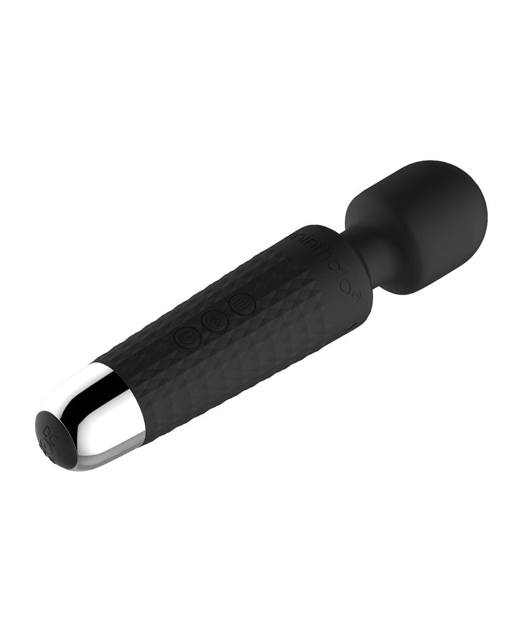 Viben Mini Halo Midnight Rechargeable Wand Massager - Black