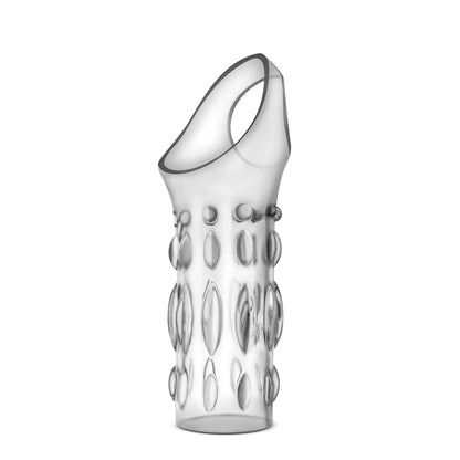 Blush Performance Studded Sleeve Ring – Clear – Cock Sleeve with Strap