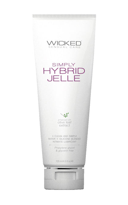Wicked Simply Hybrid Jelle Lubricant – Fragrance Free, 4 Fl. Oz.