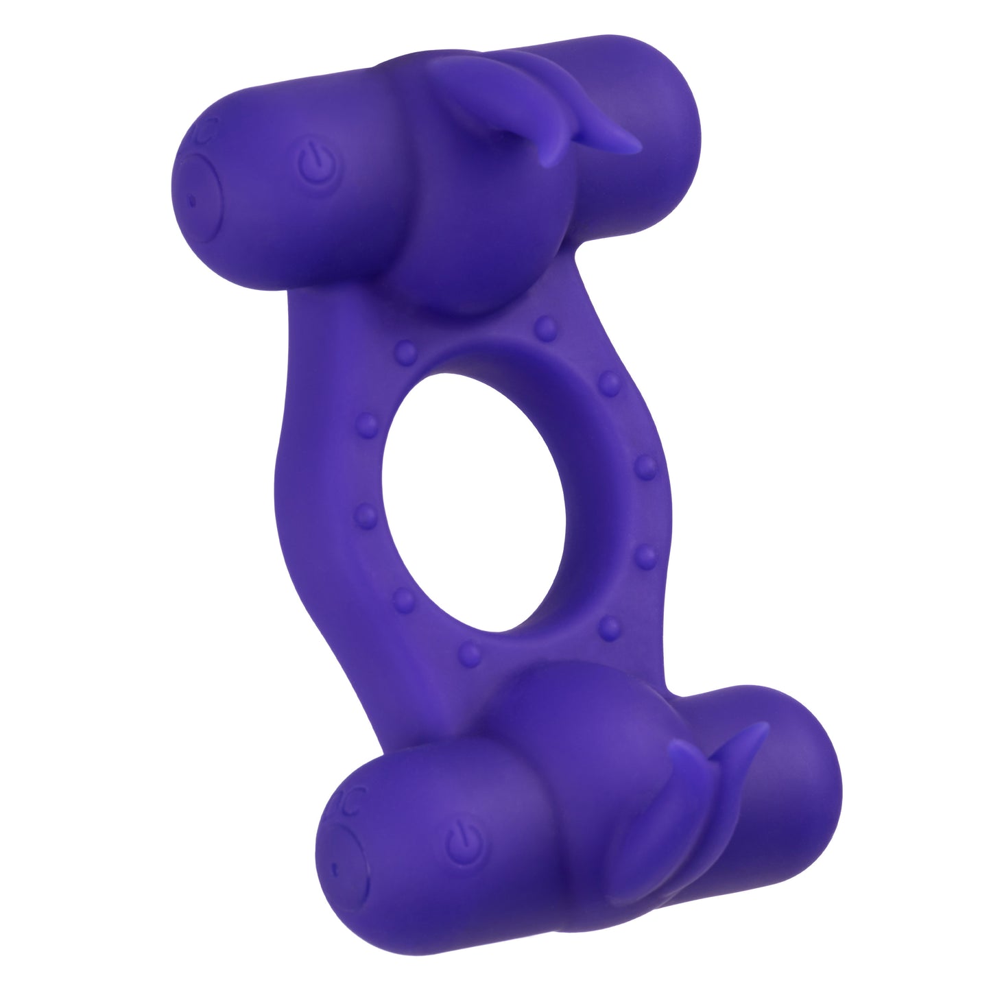 CalExotics Silicone Rechargeable Triple Orgasm Enhancer - Purple