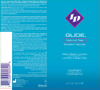 I.D. Glide Water Based Lubricant 4 Oz Travel Tube