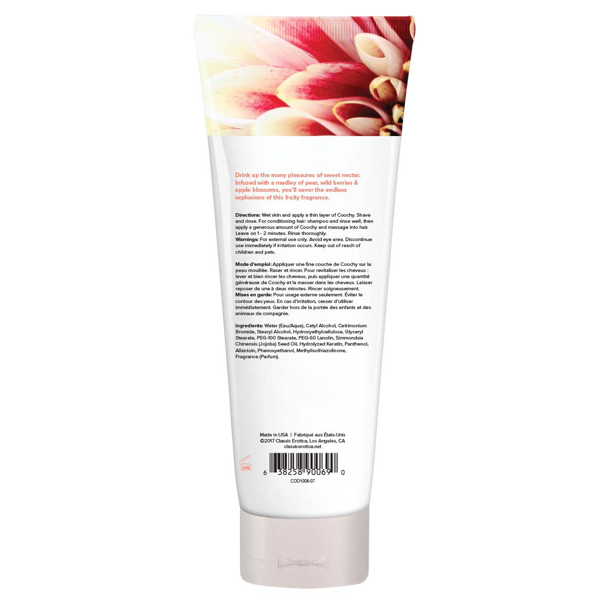 Coochy Sweet Nectar Shave Cream - Anti-Bump, 7.2 Oz