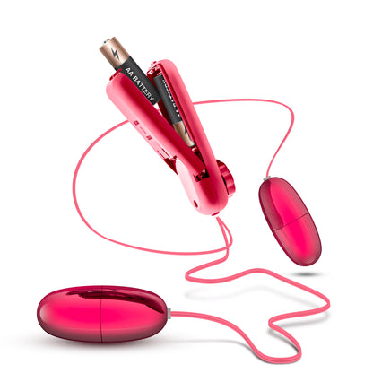 Blush B Yours Double Pop Eggs - Multi-Speed Vibrating Eggs - Cerise