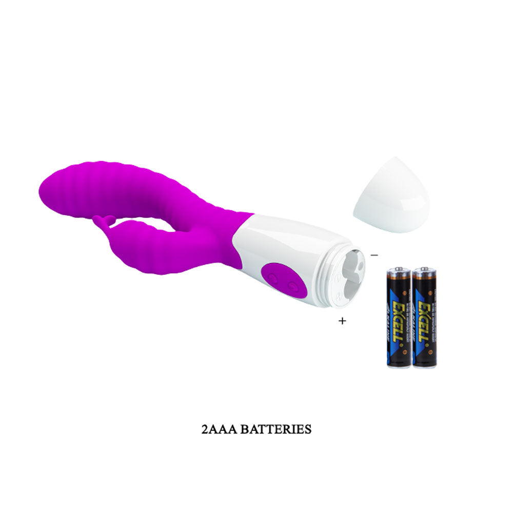 Pretty Love Hyman G-Spot Vibrator – 30 Function Curved Design – Purple