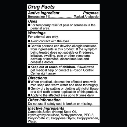 Body Action Butt Eze Anal Desensitizer Gel - 2 Fl. Oz. / 60 ml