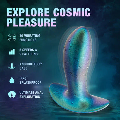 Blush Anal Adventures Matrix Voyager Plug – 10 Vibrating Functions – Teal