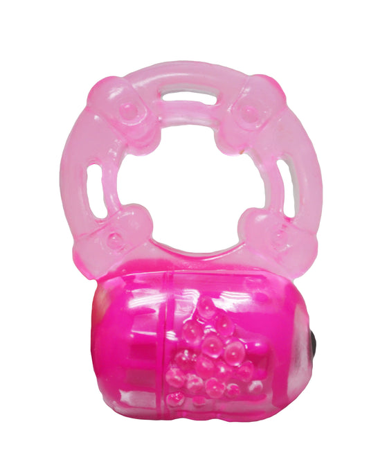 Top Cat Toys Reusable Vibrating Cock Ring – Pink