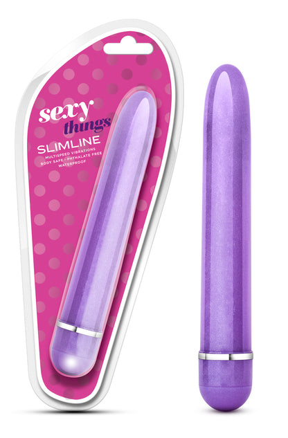 Blush Novelties Slimline Vibe Multi-Speed Vibrator – Purple