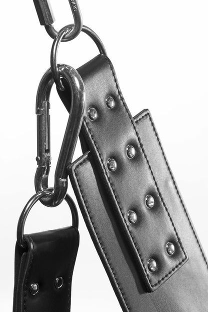 XR Brands Extreme Sling Bondage Sling with Adjustable Straps – Black