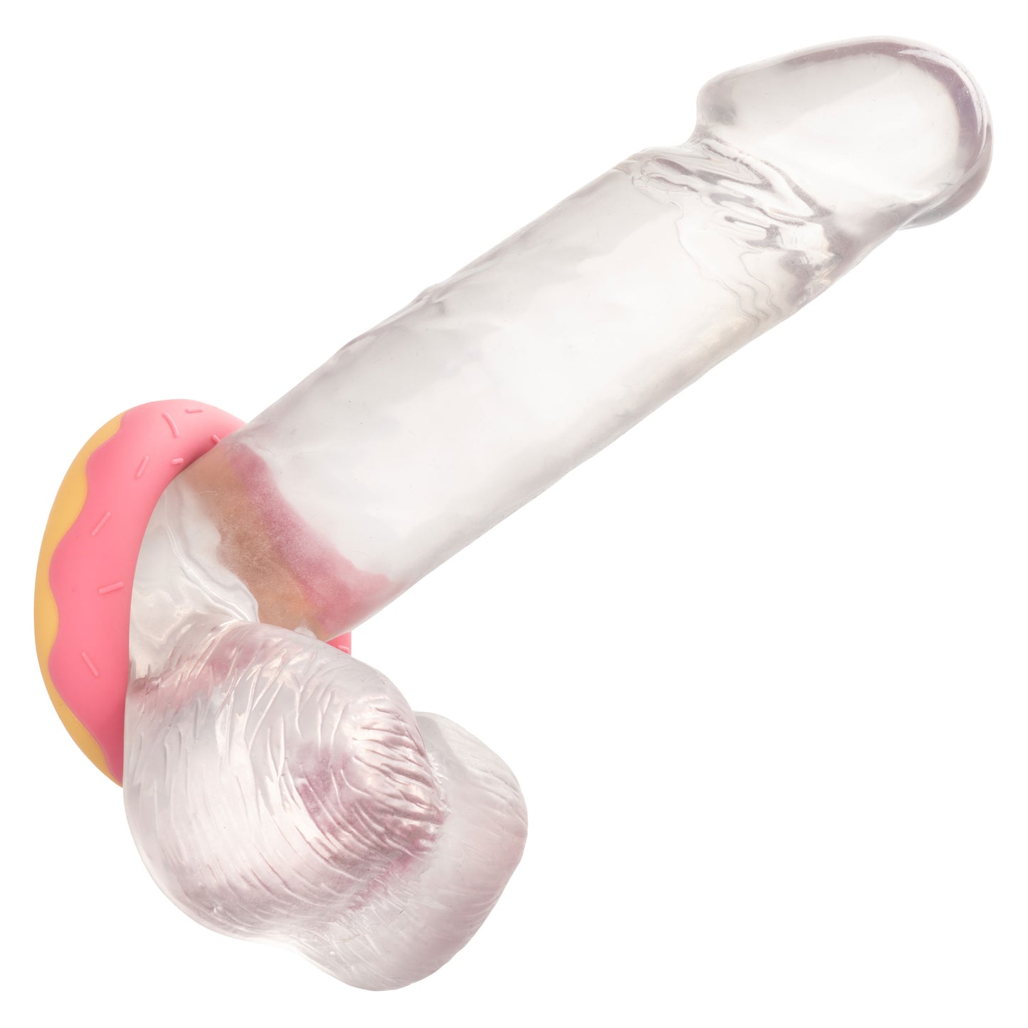 CalExotics Naughty Bits Dickin' Donuts Silicone Donut Cock Ring - Pink