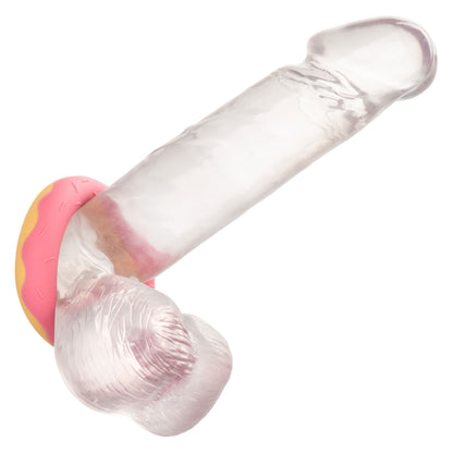 CalExotics Naughty Bits Dickin' Donuts Silicone Donut Cock Ring - Pink