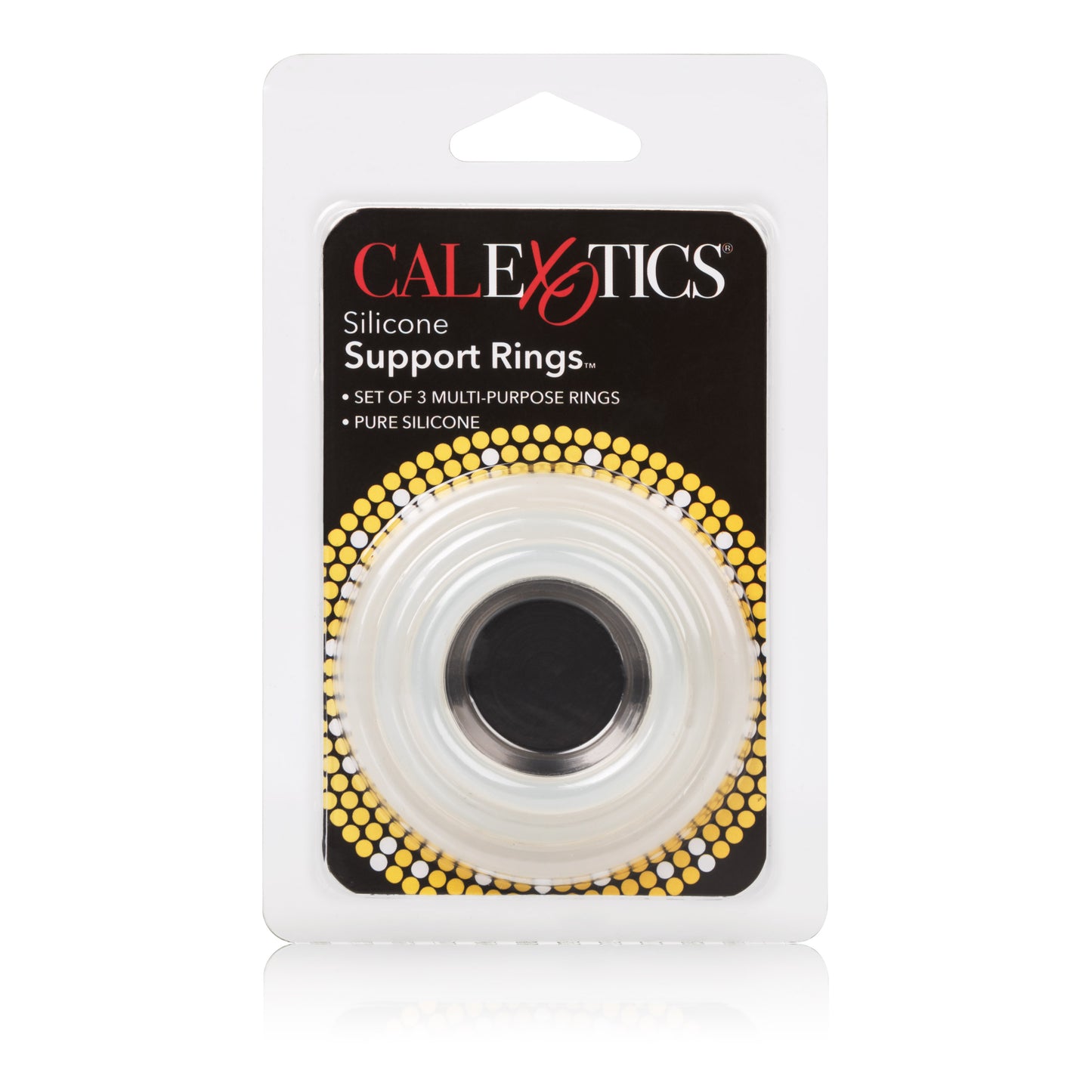 CalExotics Silicone Support Rings Set – Erection Enhancers – Clear