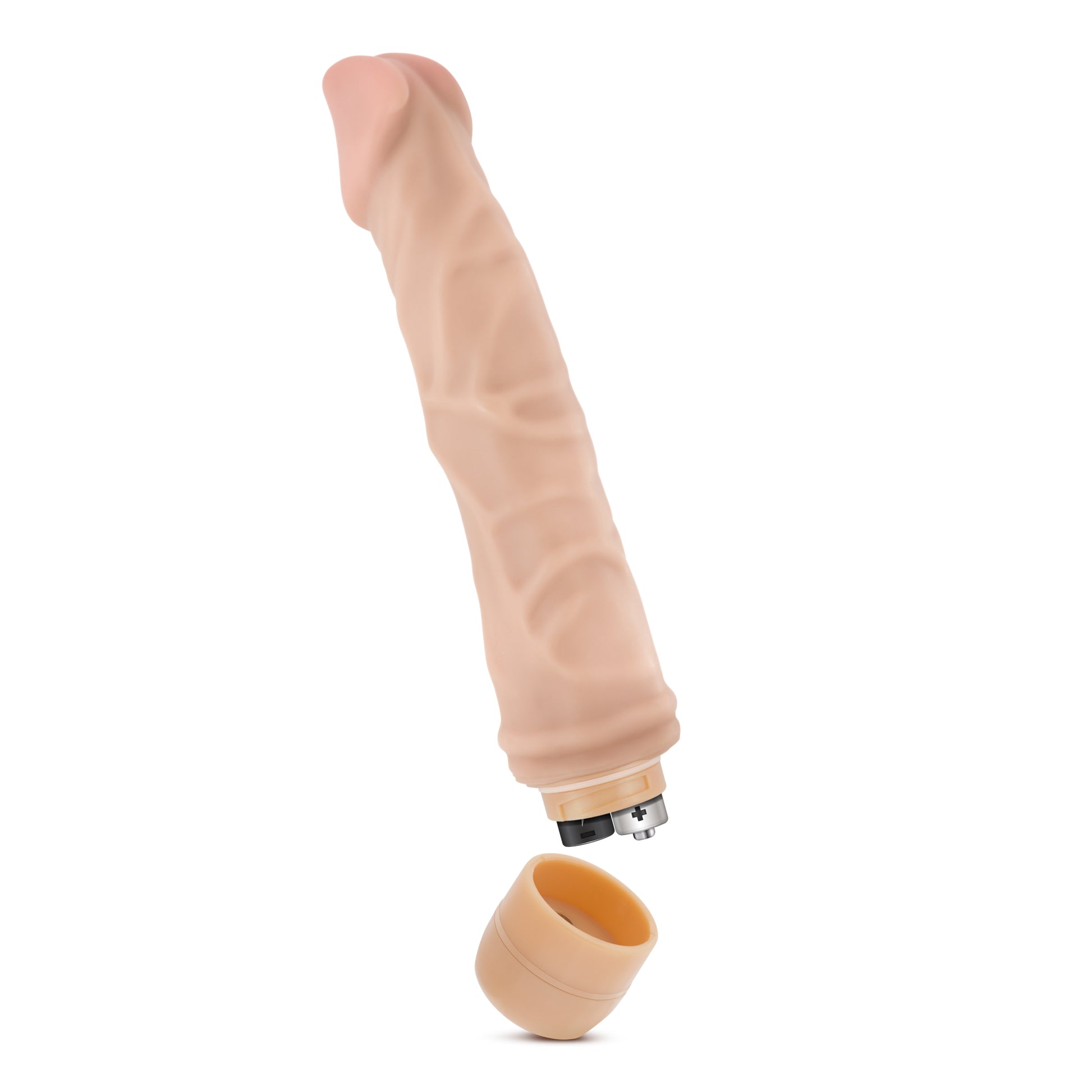 Dr. Skin Cock Vibe #6 - Realistic Vibrator with Multi-Speed Function - Beige
