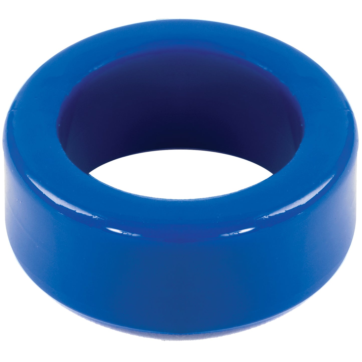 Doc Johnson Titanmen Cock Ring - Stretchable Blue