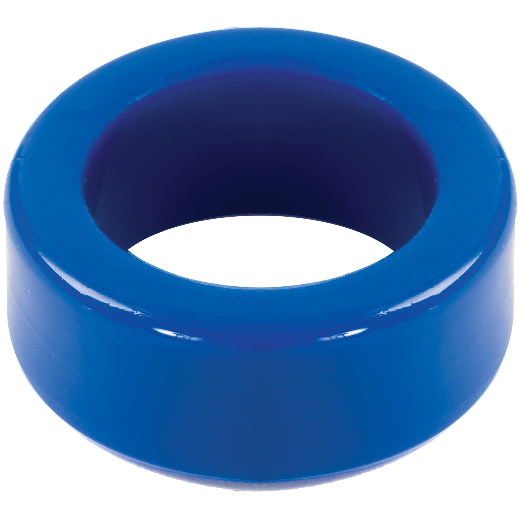 Doc Johnson Titanmen Cock Ring - Stretchable Blue