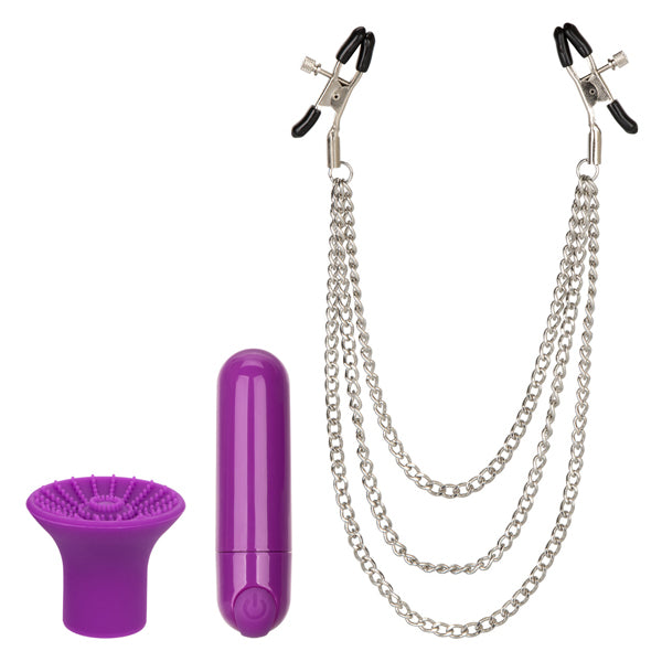 CalExotics Pleasure Kits Passion Collection – Purple Rechargeable Intimate Kit