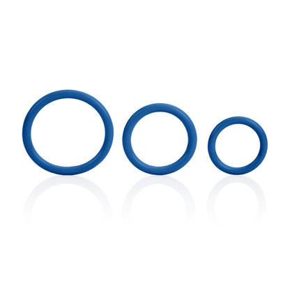 CalExotics Tri-Rings Multi-Purpose Rings Set – Blue
